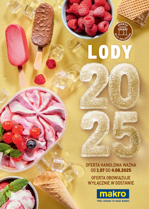 Katalog lody 2025 - oferta w dostawie