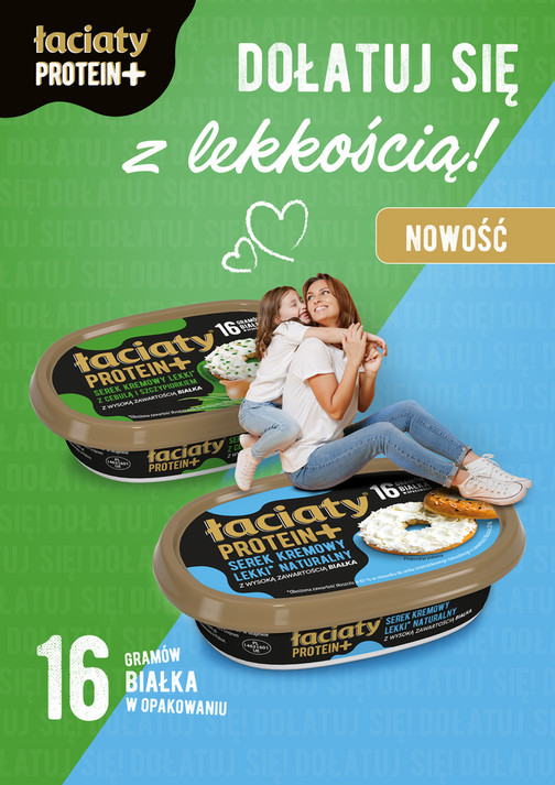 Ulotka Łaciaty protein+