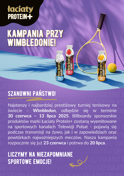 Ulotka Mlekpol Wimbledon