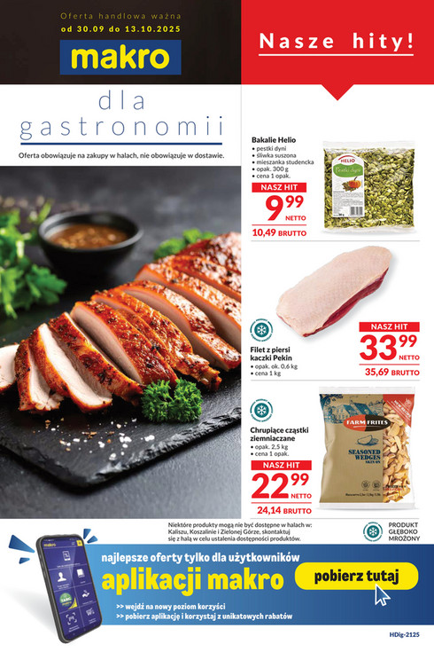 Oferta dla gastronomii