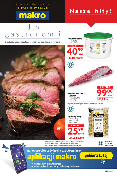 Oferta dla gastronomii