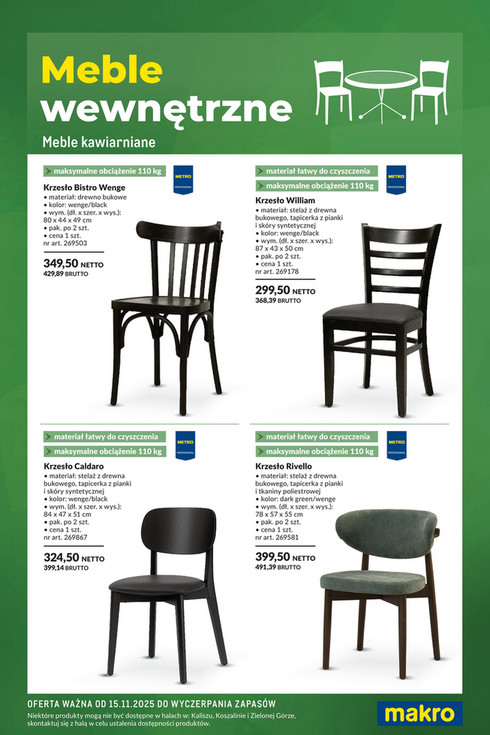 Ulotka meble wewnętrzne