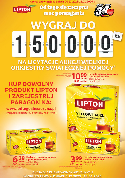 Ulotka Lipton