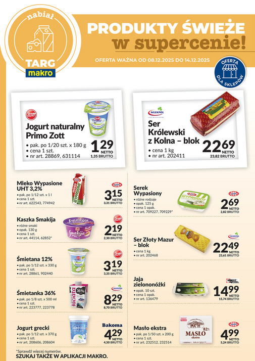 Targ MAKRO - oferta świeża w super cenach!