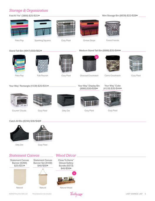Thirty One Rectangular Cube Thirty-One Gifts - RETIREMENT LIST - Page 2-3 - Created with Publitas.com