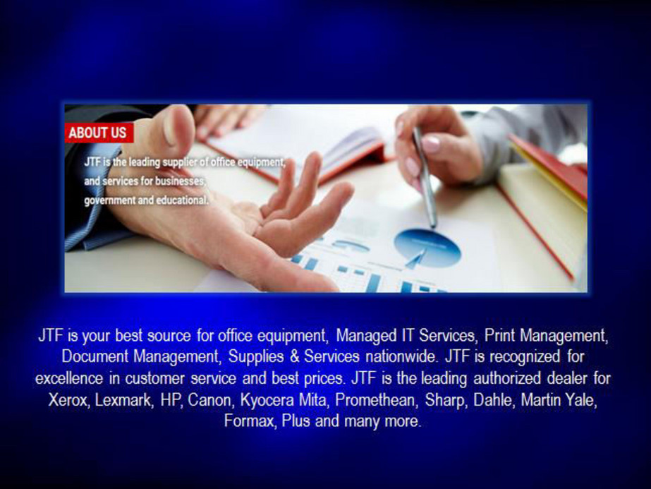 JTF Business Systems - Xerox Laser Printers - Page 1 - Created with ...