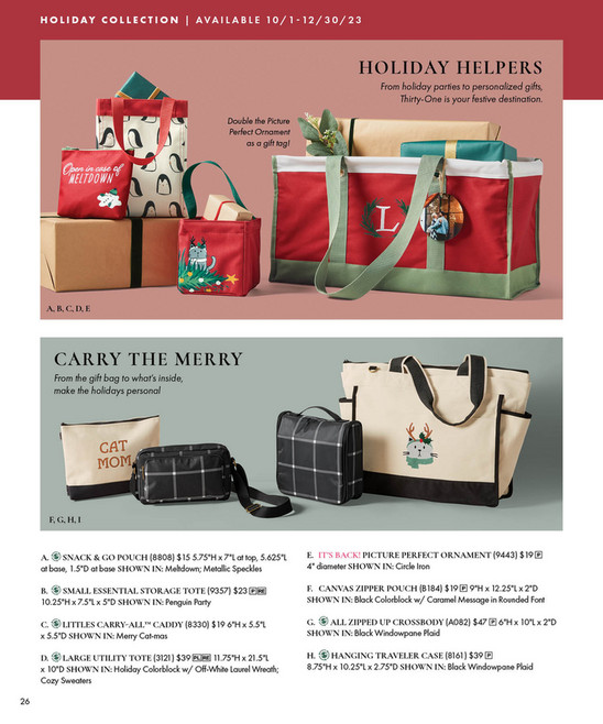 ThirtyOne Gifts Fall 2023 ThirtyOne Catalog Page 2627 Created