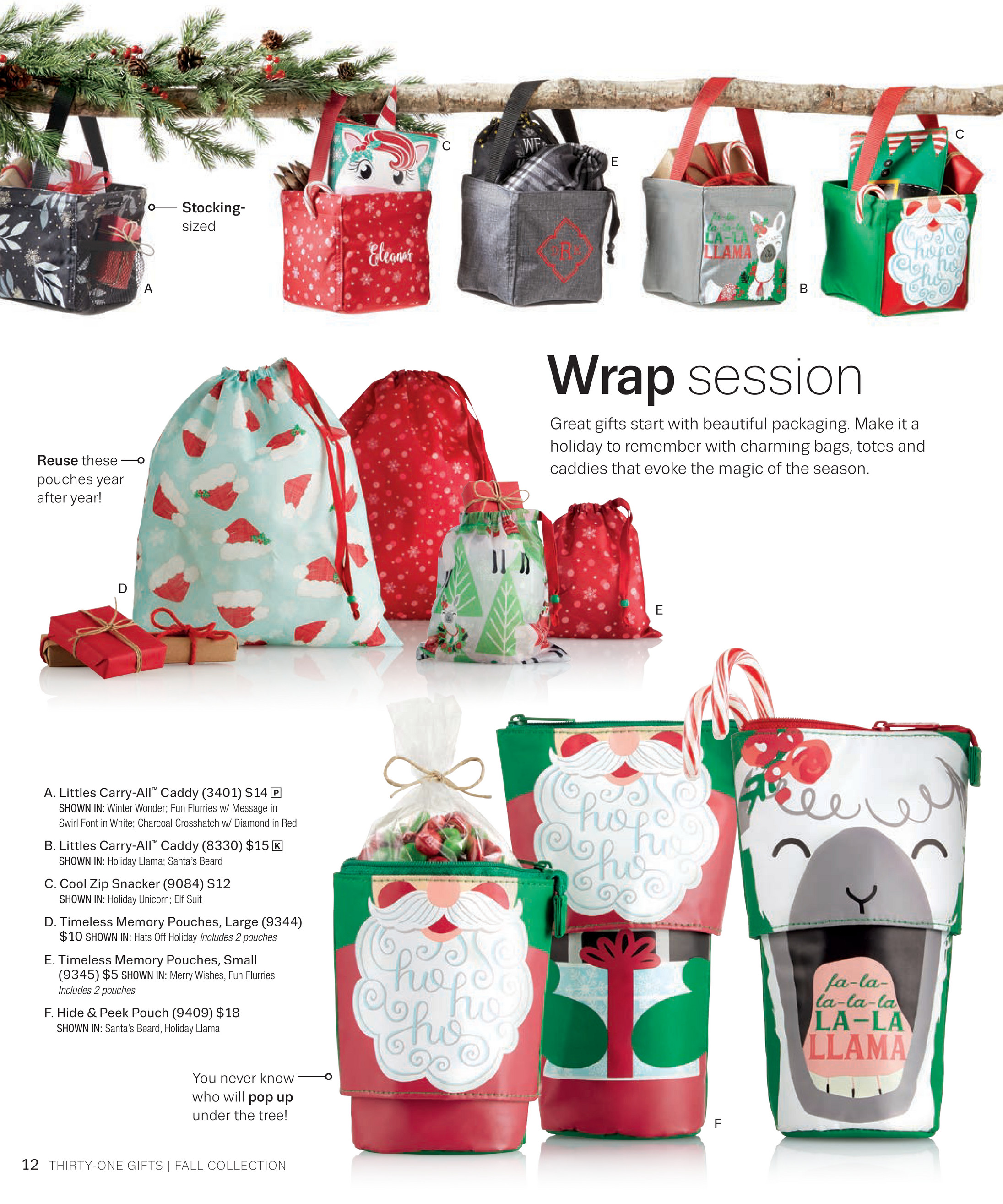 31 christmas online bags