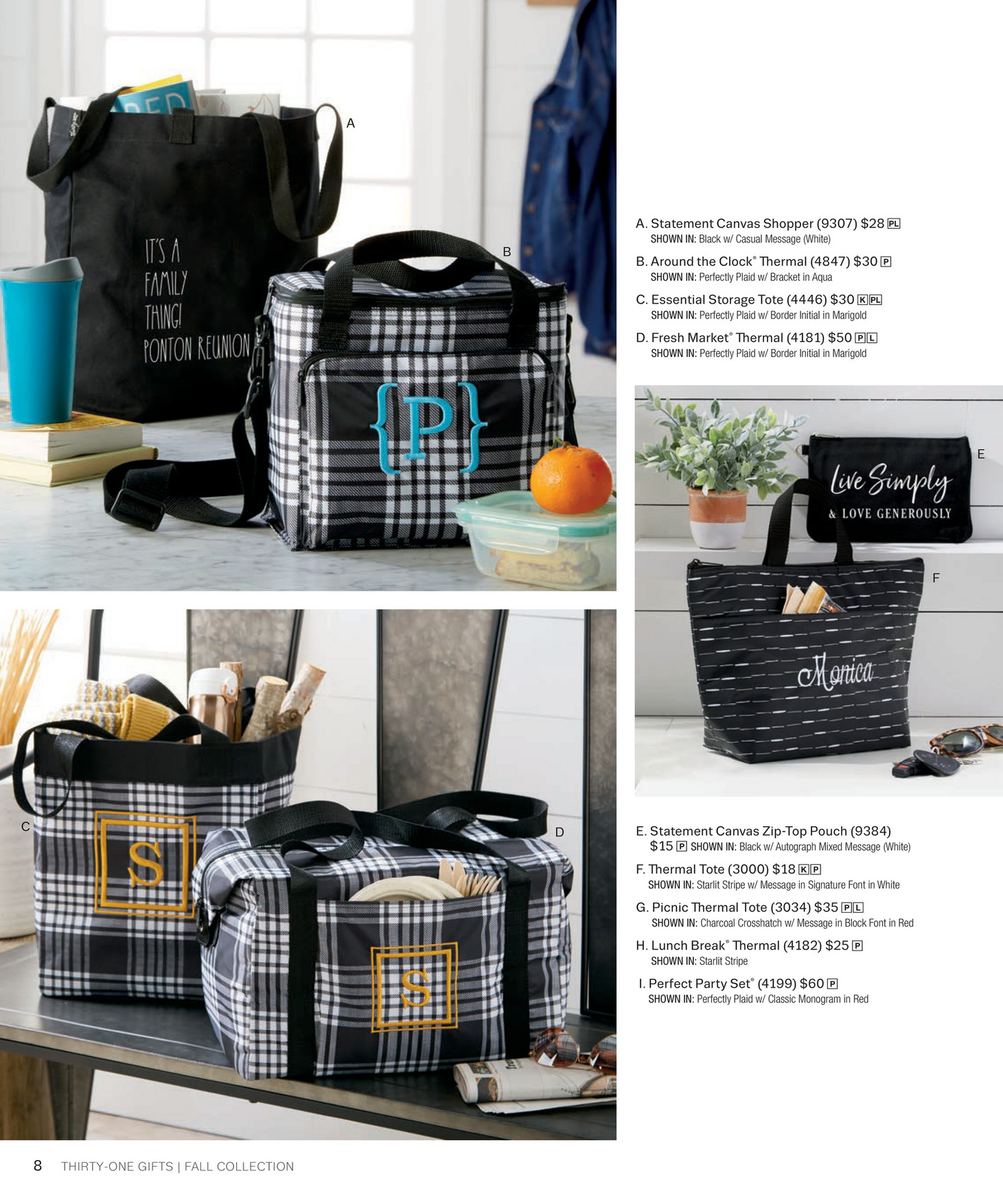 Fresh Market Thermal Autumn Plaid shops