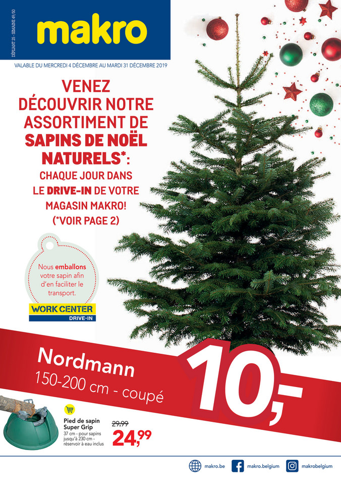 Diy Garden Makro Belgique Fr Sapins De Noel Page 1 Created With Publitas Com