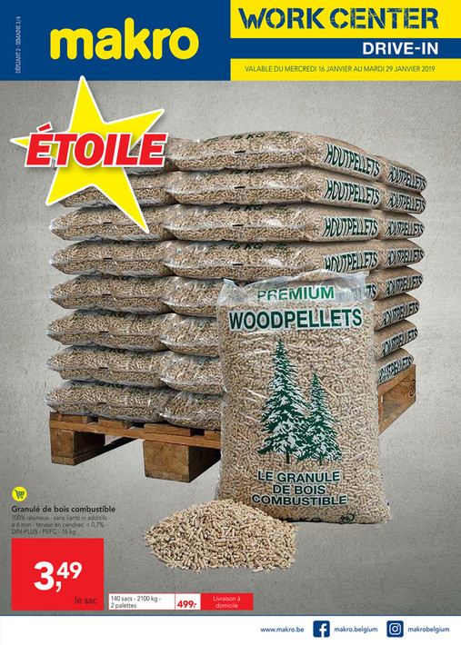 Sac pellet outlet makro