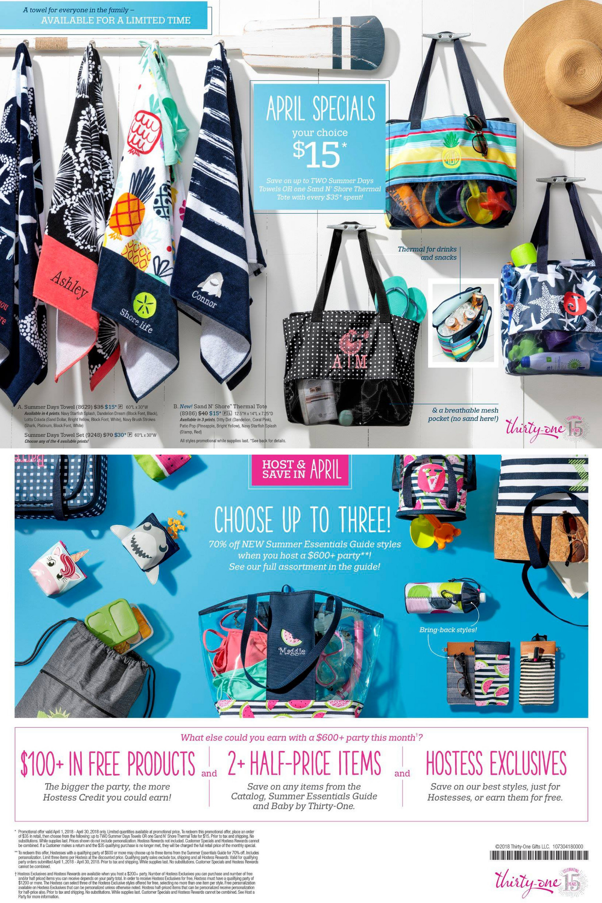 YOURBAGSANDBLING - Thirty-One Summer Essentials Guide 2018 - Page 10 -  Created with Publitas.com