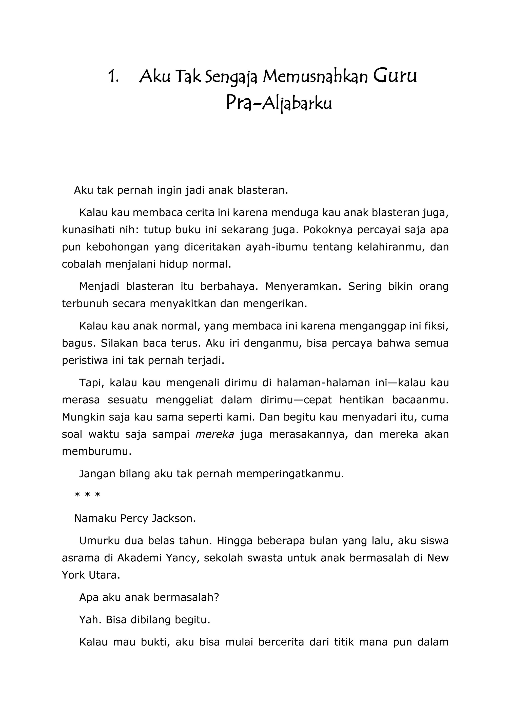 Bnovel Rick Riordan Percy Jackson The Olympians Pencuri Petir Pdfrick Riorda Puslapis 1 Created With Publitas Com