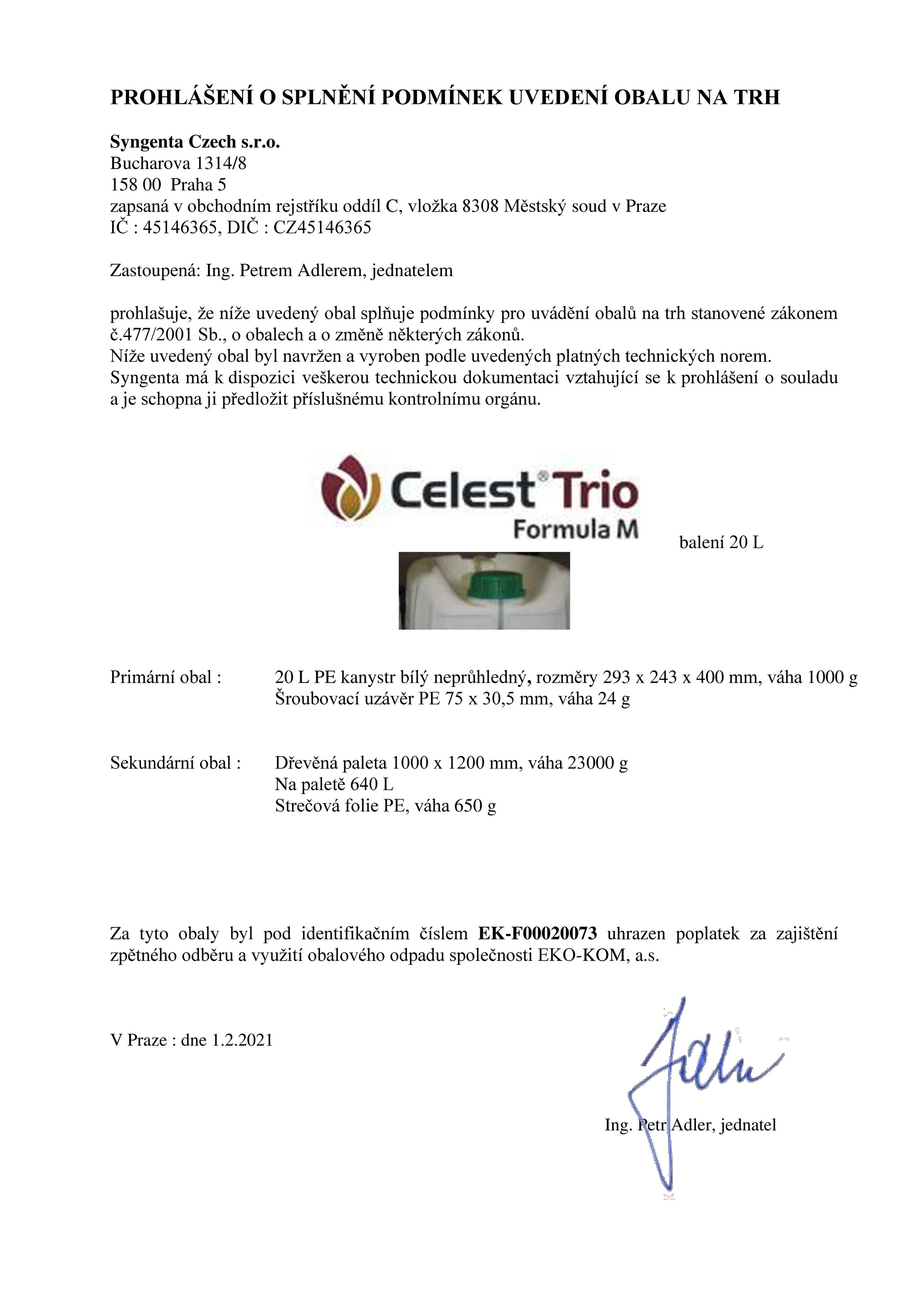 Syngenta Prohlaseni O Obalech Celest Trio Formula M L Strana 1 Created With Publitas Com
