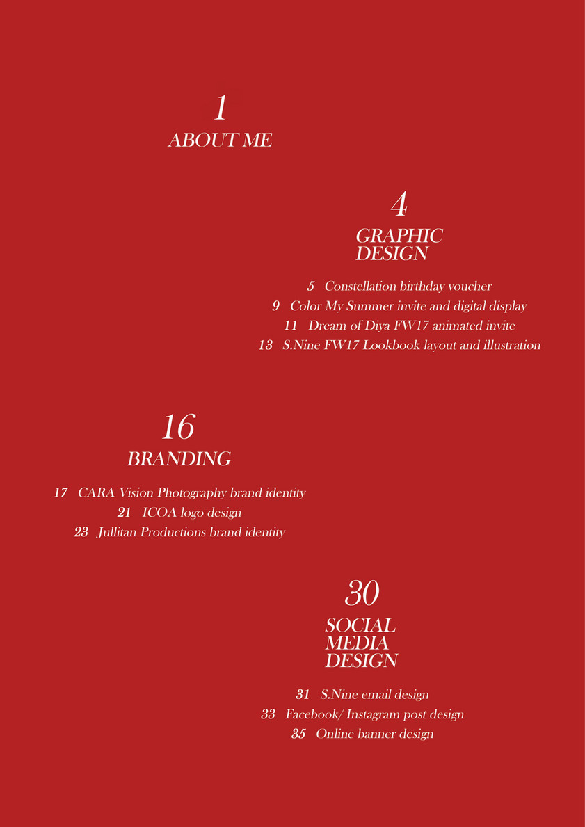 My Publications Design Portfolio Fung Yuen Shan Page 1