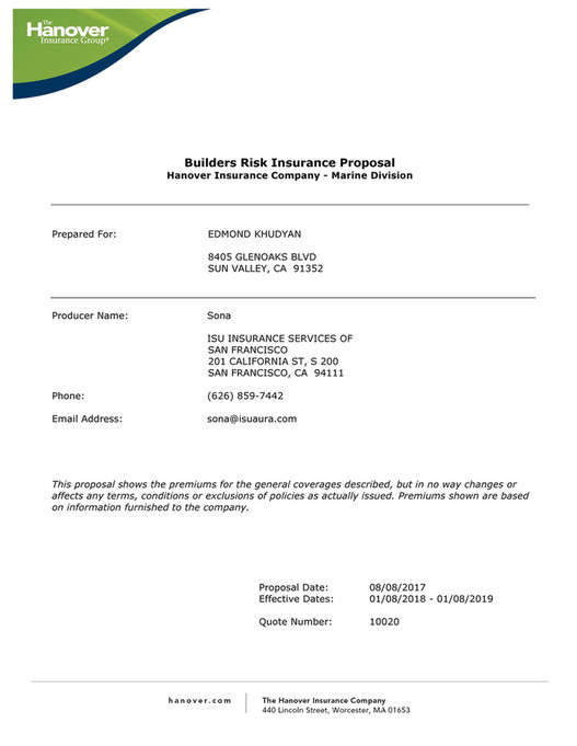 Arin Capital - Construction-Builders Risk insurance - Page 1 - Created ...