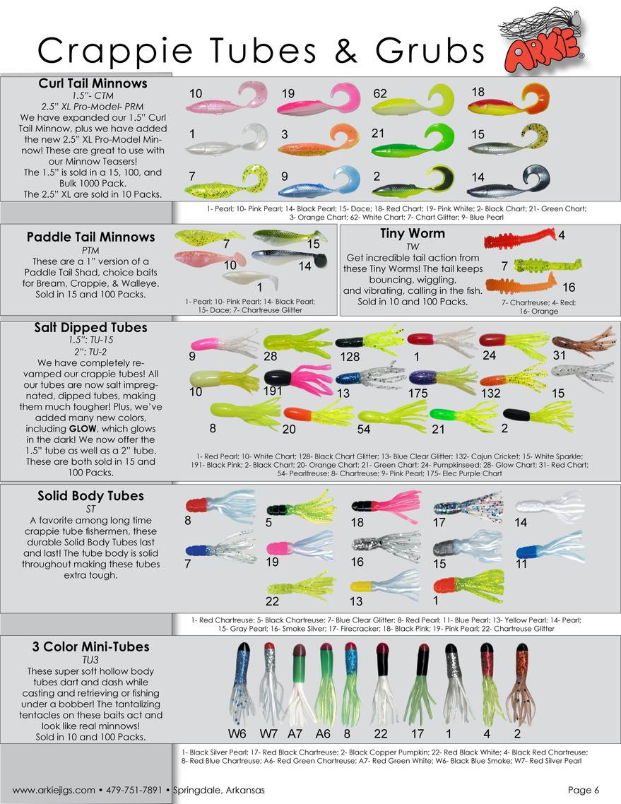 Arkie Lures Inc. - 2015 Arkie Catalog - Page 4-5 - Created with Publitas.com