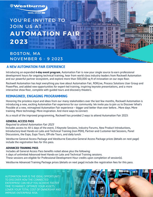 Westburne Automation Fair 2023 Invitation ON Page 1