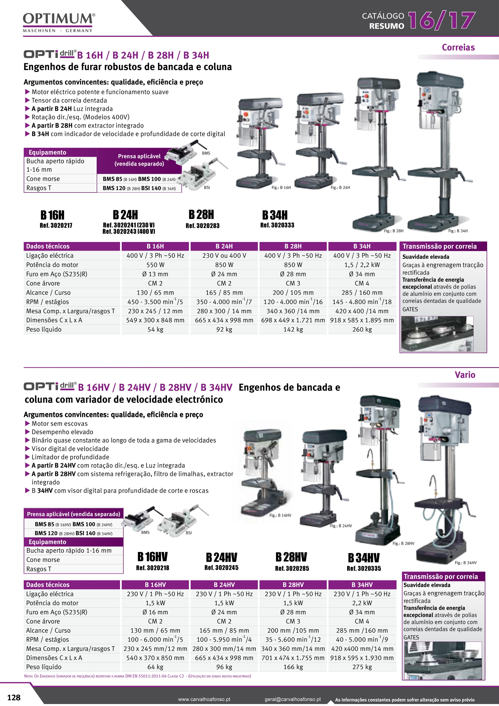 Carvalho Afonso Lda Catalogo Optimum 17 Pt Web Ca Pagina 4 5 Created With Publitas Com