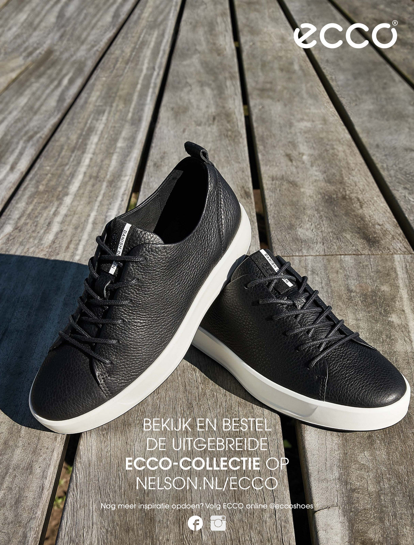 Nelson Schoenen - Ecco magazine - voorjaar 2017 - Ecco Soft 8 lage sneakers  zwart