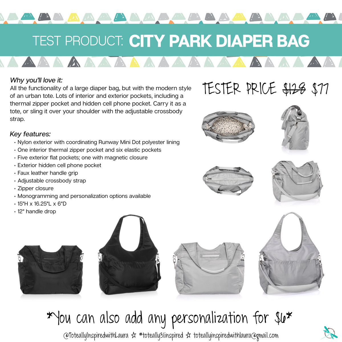 Toteally Inspired with Laura Murton Baby by Thirty One Product Tester Info Page 4 5 Created with Publitas