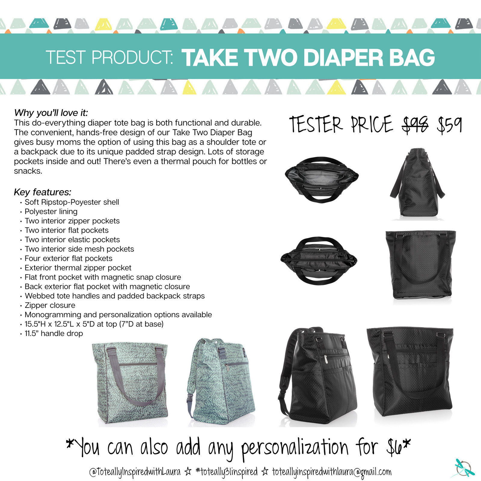 Toteally Inspired with Laura Murton Baby by Thirty One Product