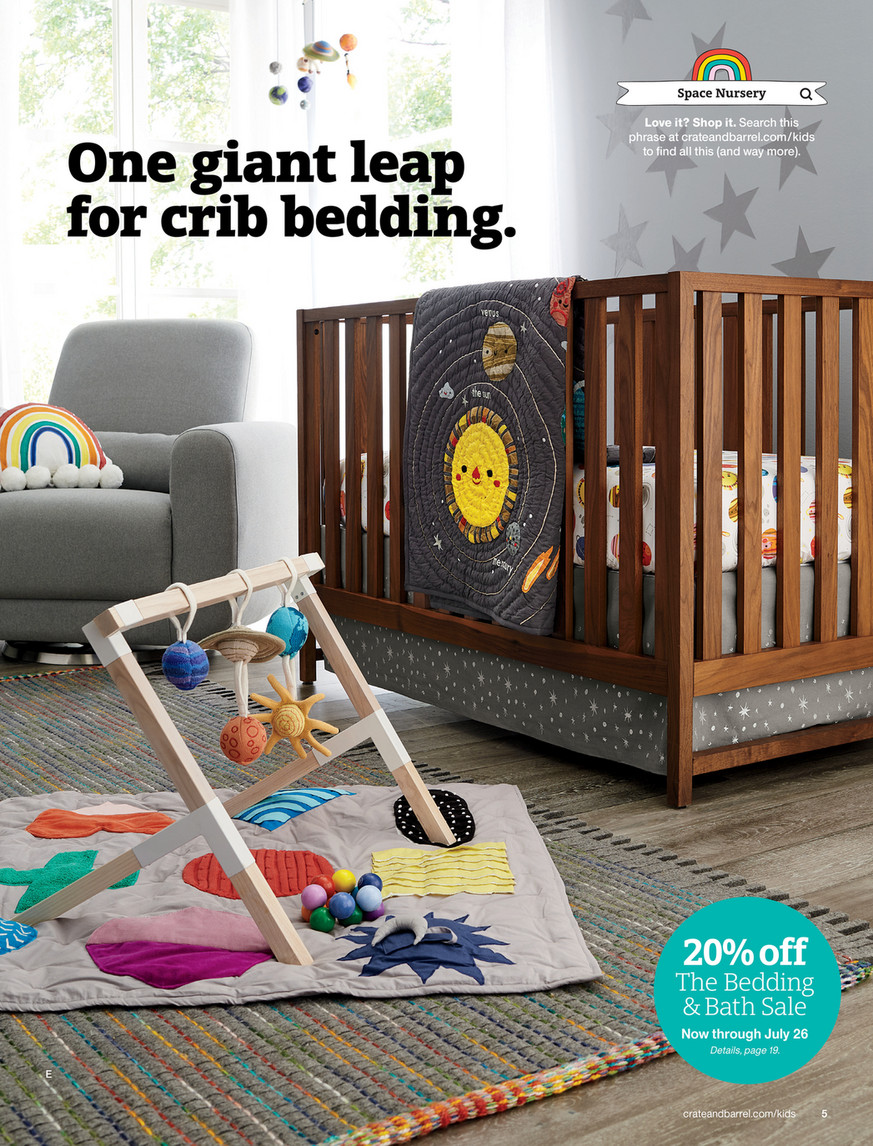 crate and kids crib sheets