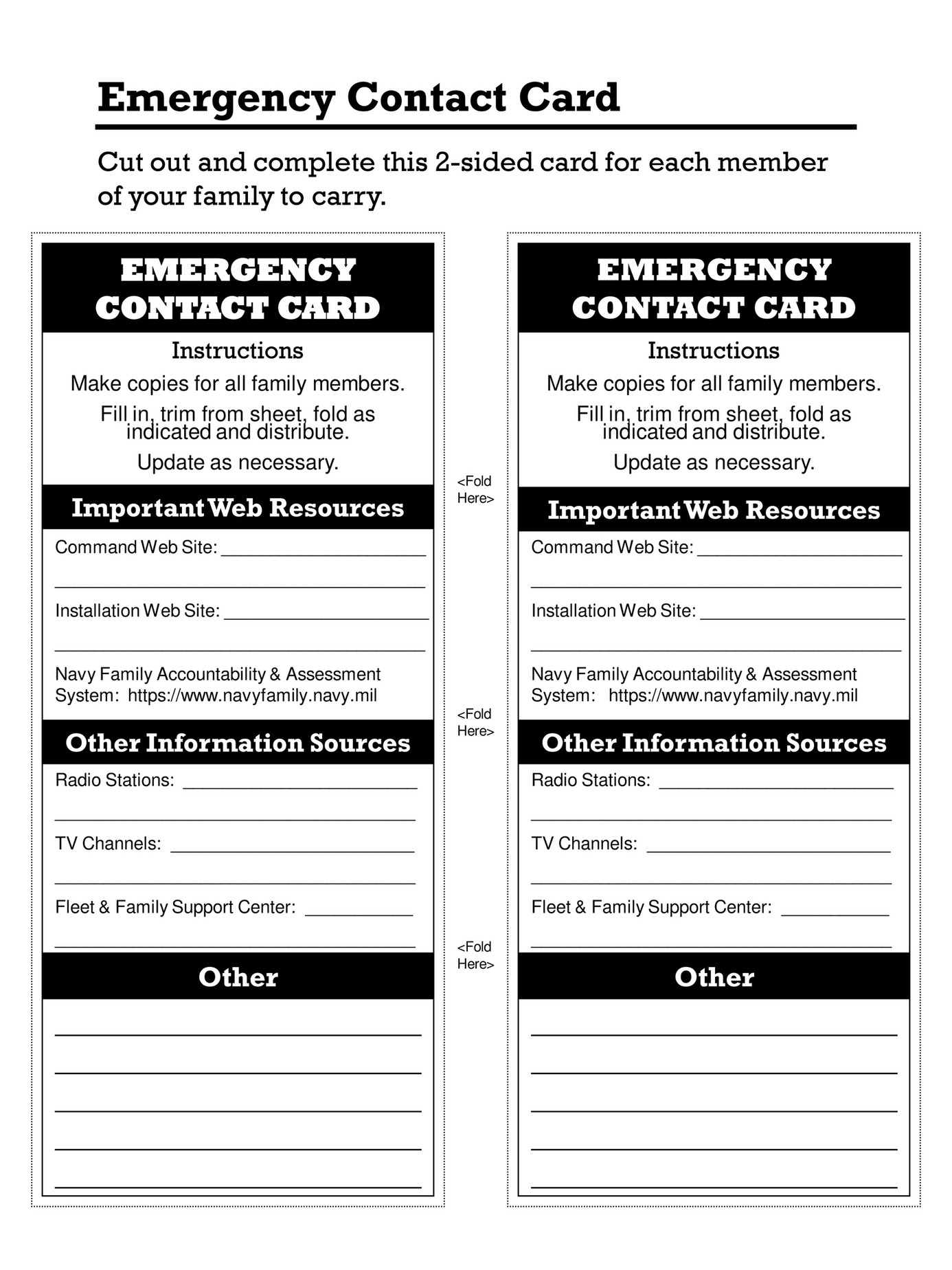 April Kumley - Emergency Contact Cards - Page 1 - Created with Publitas.com