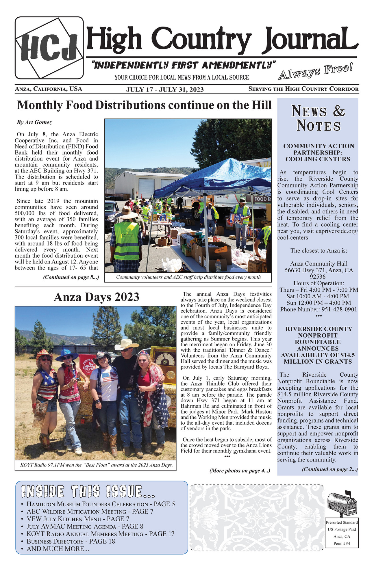 High Country Journal - HCJ-July-17-2023 - Page 1 - Created with ...