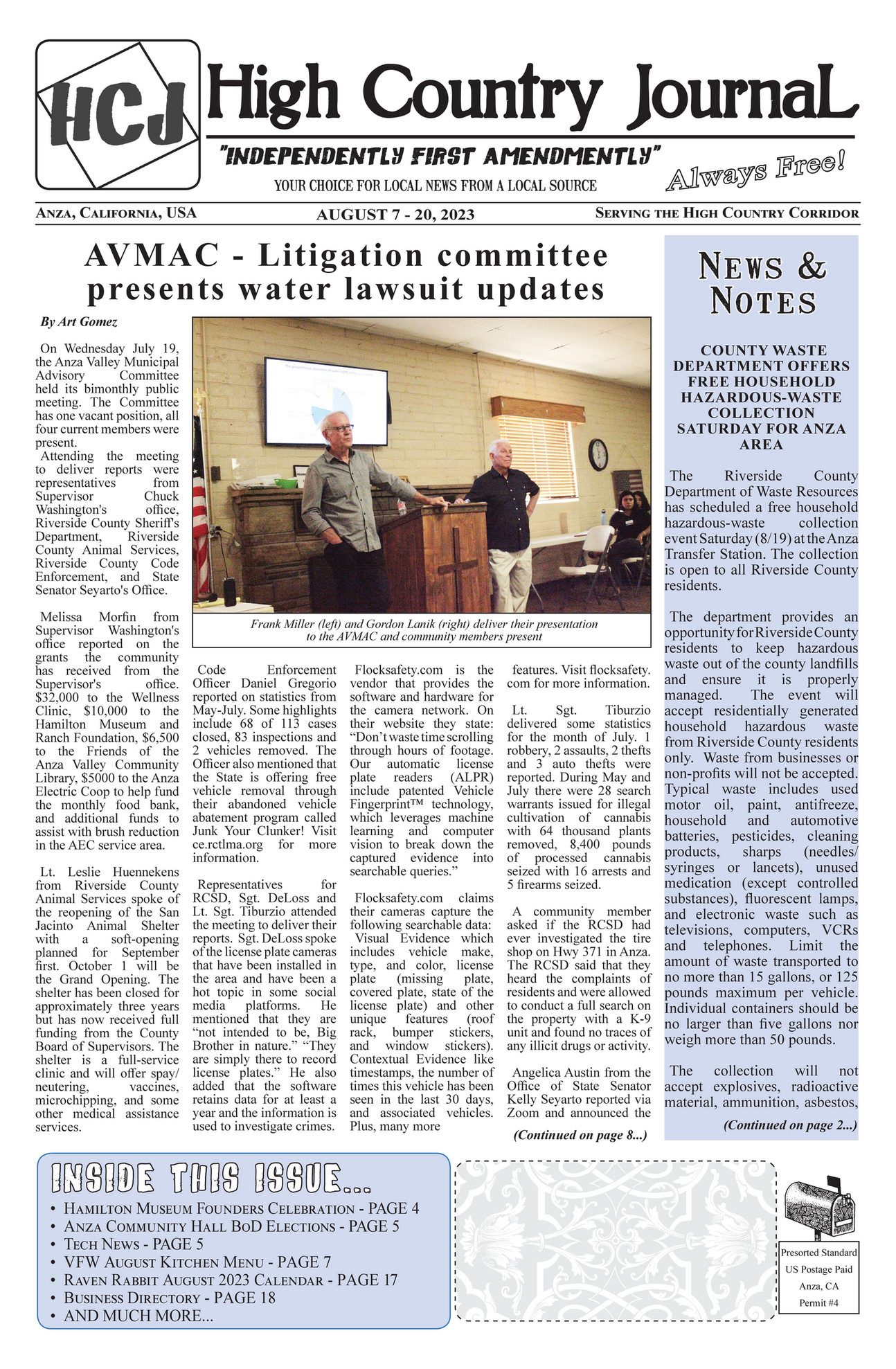 High Country Journal - HCJ-August-7-2023 - Page 1 - Created with ...