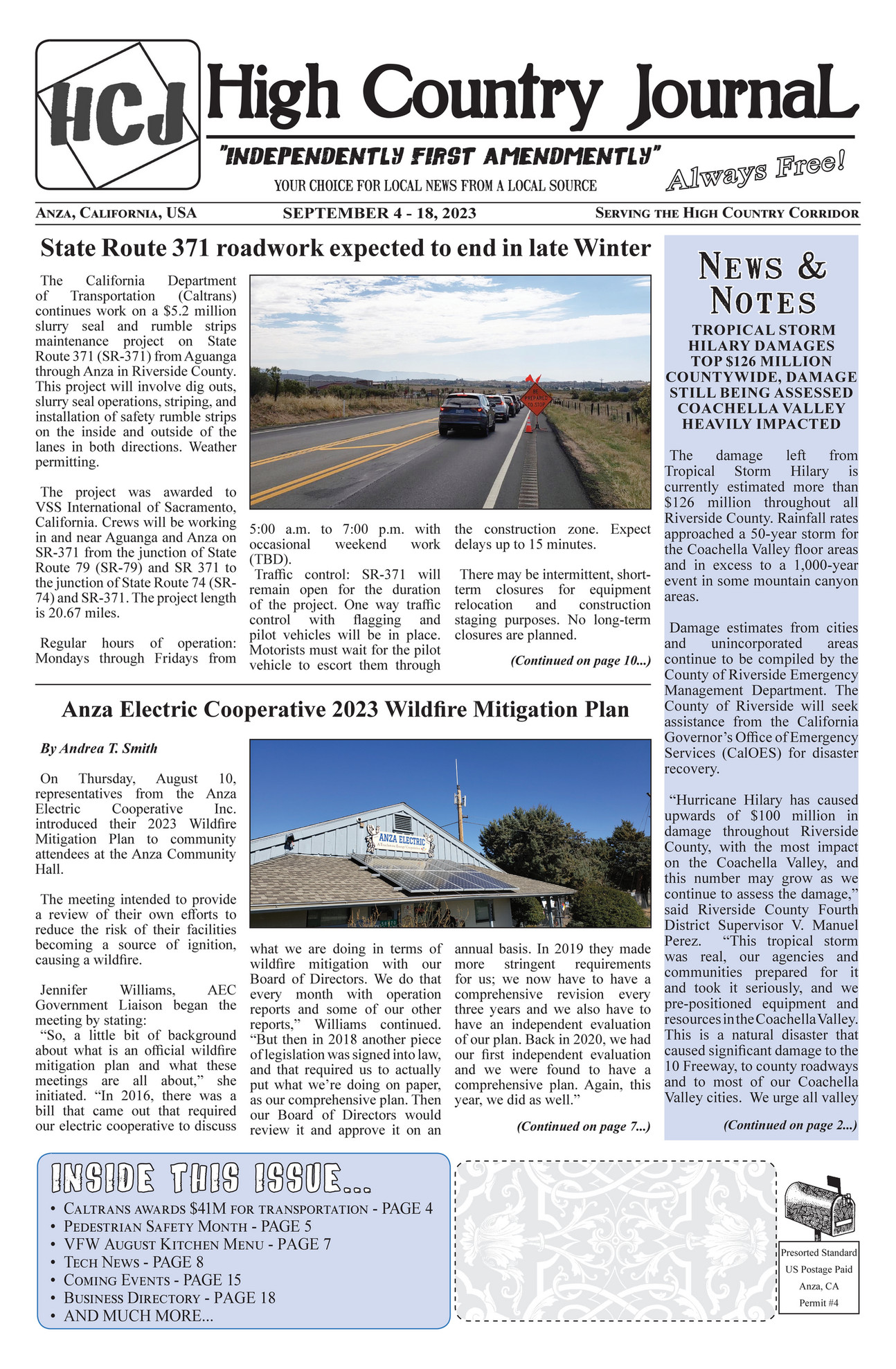 High Country Journal - HCJ-September-5-2023 - Page 1 - Created with ...