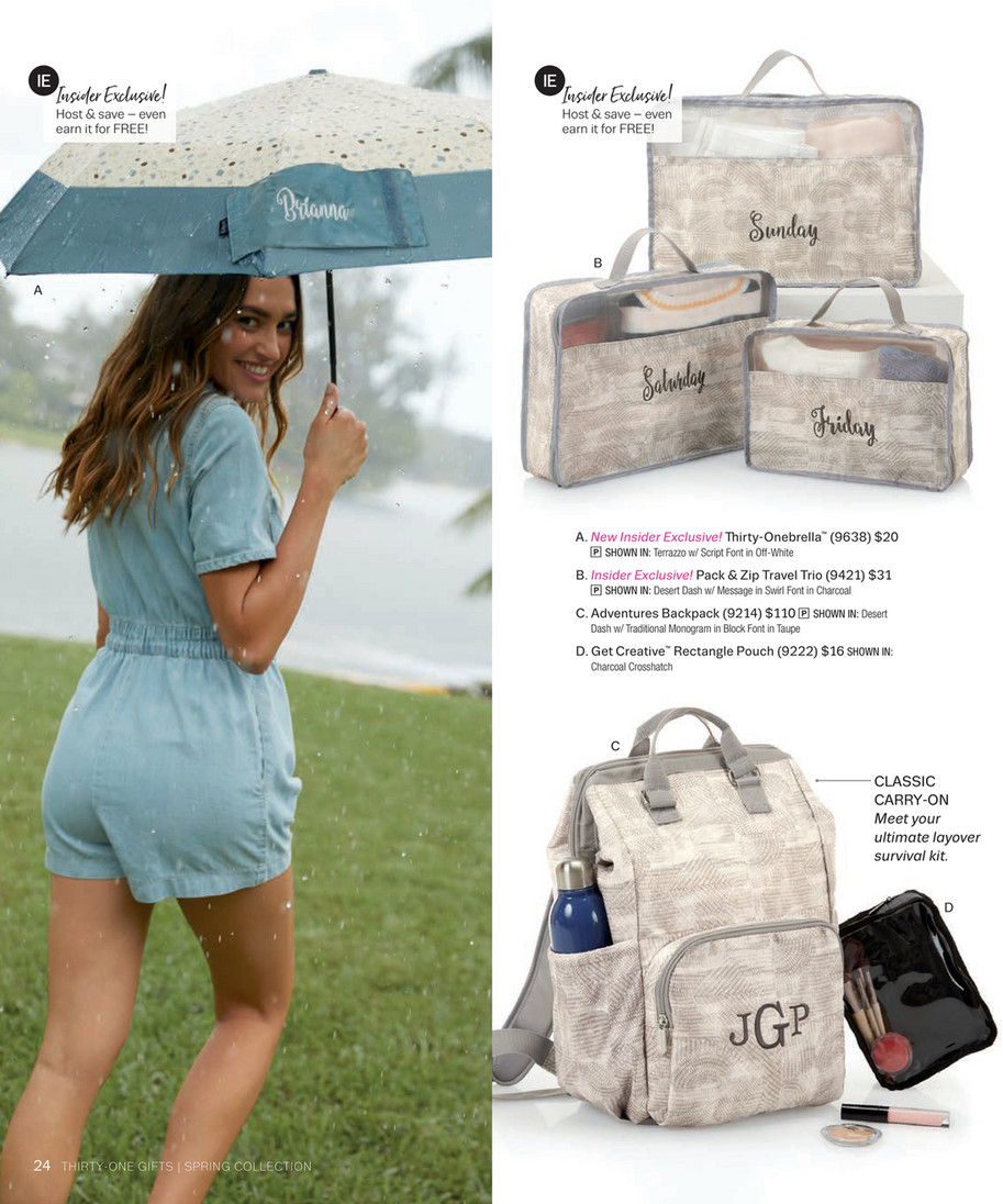 Thirty-One - 31 Team Amazing Spring 2020 - Page 24-25 - Created with  Publitas.com