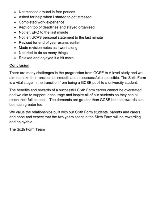 King Edward VI Five Ways School - Lower Sixth Handbook - Page 10 ...