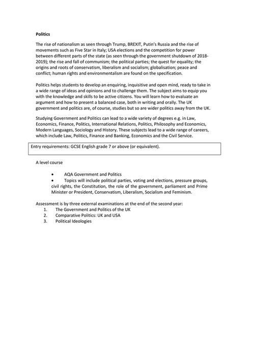 King Edward VI Five Ways Schoo - Sixth Form MASTER CURRICULUM - Page 24 ...