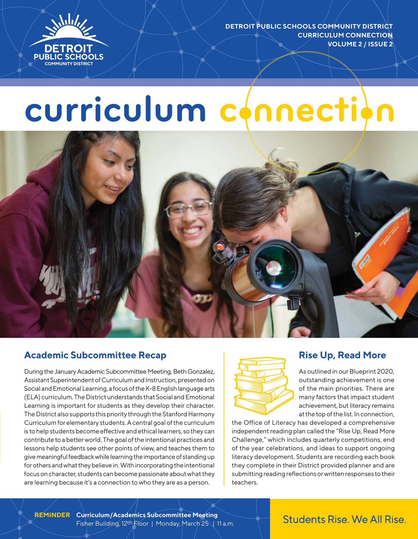 Detroit Public Schools Community District Curriculum Connections Vol