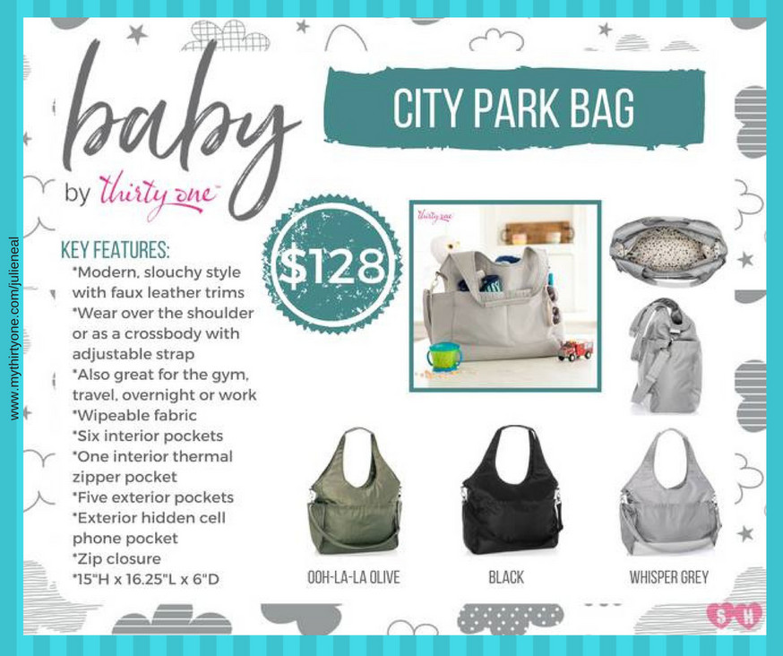 City park best sale bag thirty one