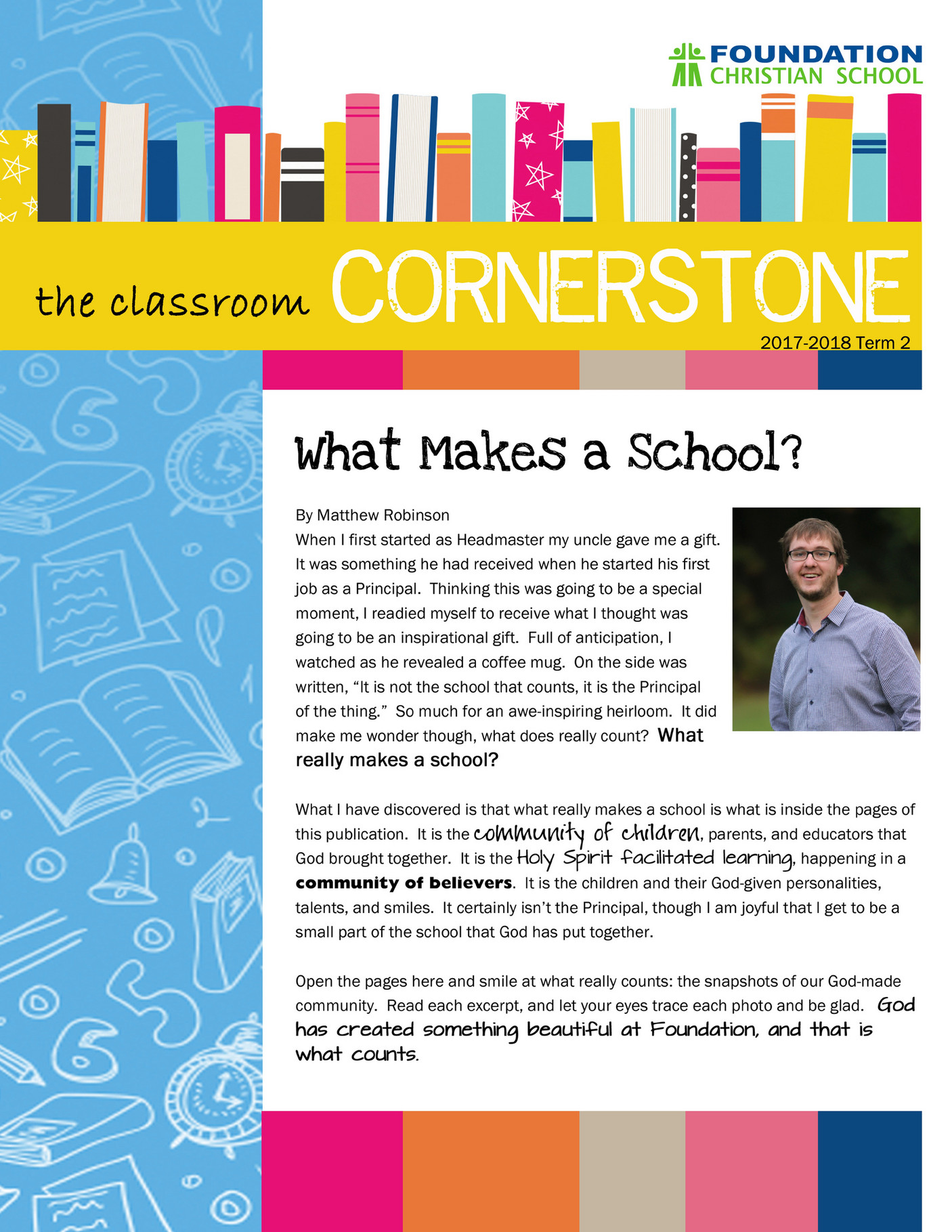 Foundation Christian School 201720182Cornerstone Page 1