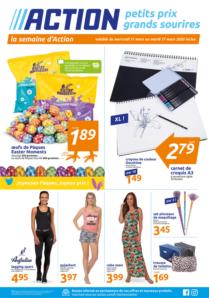 Folder Action du 11/03/2020 au 17/03/2020 - Promotions de la semaine 11