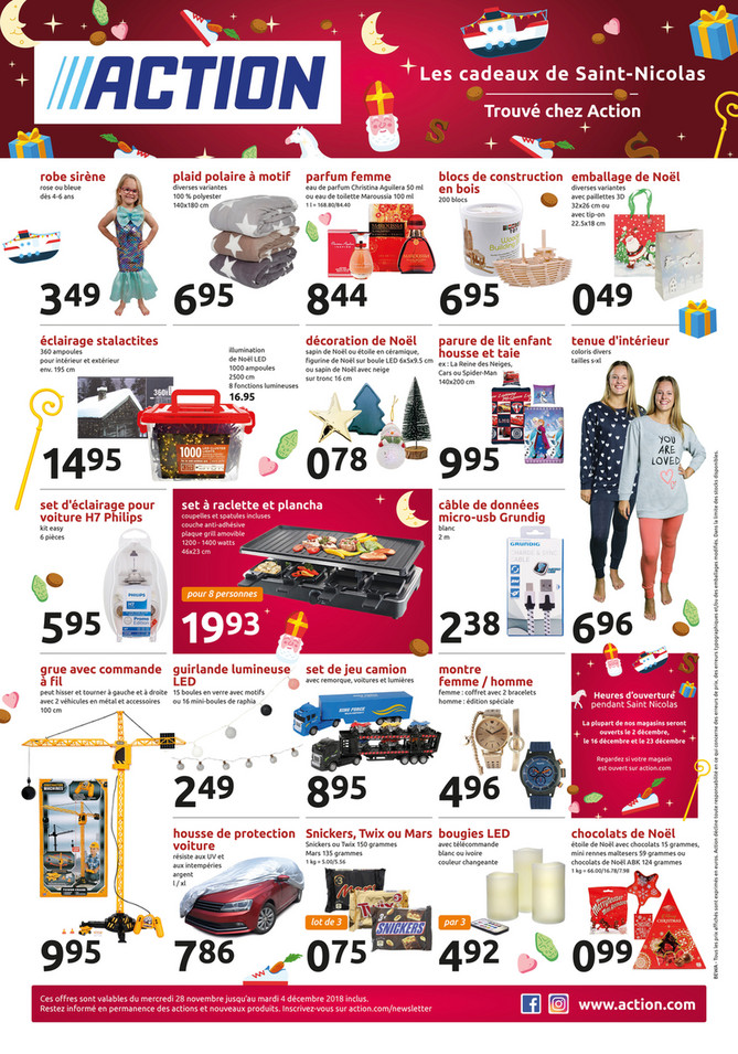 Folder Action du 28/11/2018 au 04/12/2018 - Promotions de la semaine 48