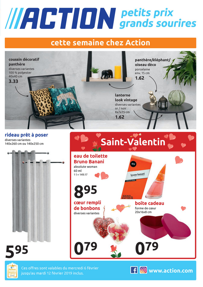 Folder Action du 06/02/2019 au 12/02/2019 - Promotions de la semaine 6