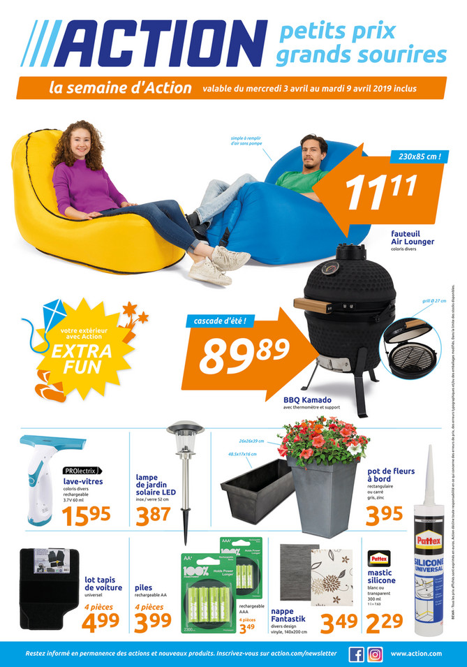 Folder Action du 03/04/2019 au 09/04/2019 - Promotions de la semaine 14