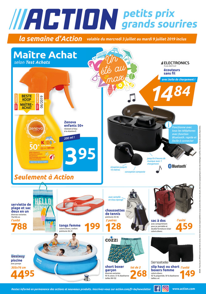 Folder Action du 03/07/2019 au 07/07/2019 - Promotions de la semaine 27