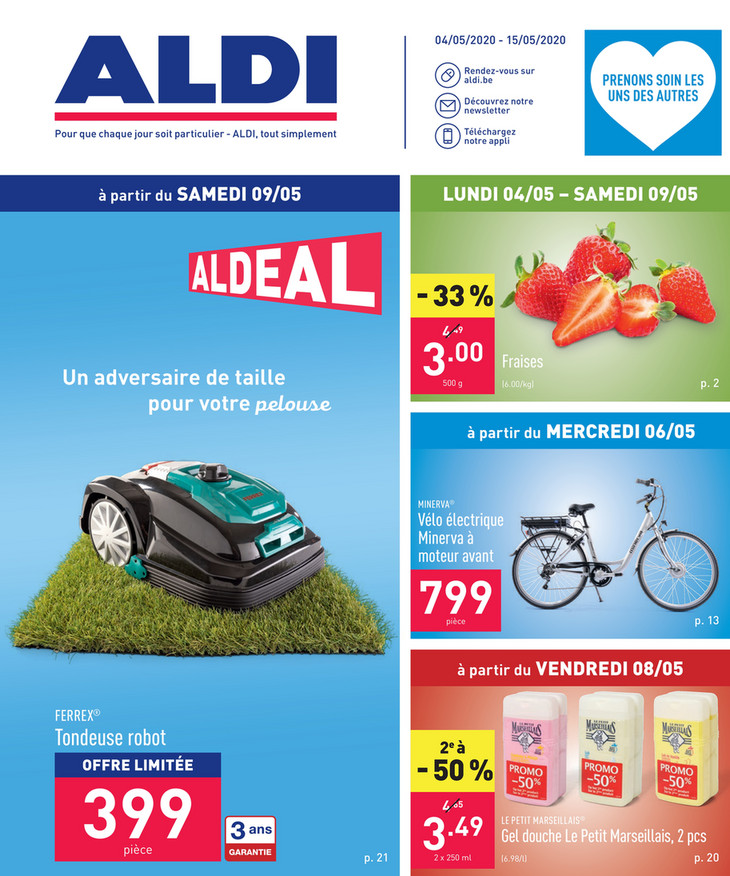 Folder Aldi du 04/05/2020 au 15/05/2020 - Promotions de la semaine 19