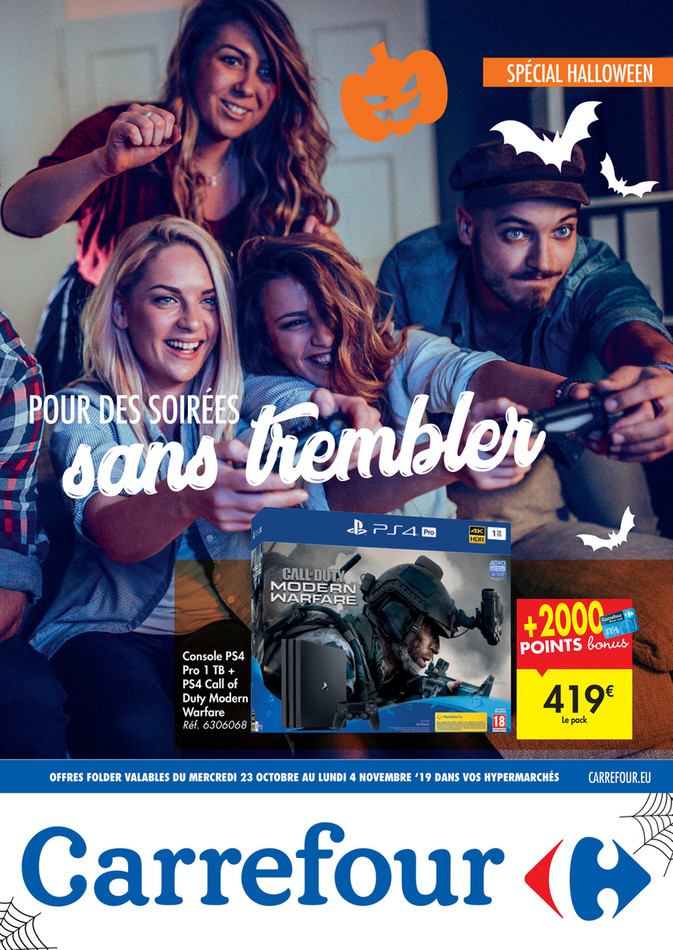 Folder Carrefour du 23/10/2019 au 04/11/2019 - Halloween