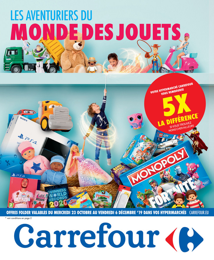 Folder Carrefour du 23/10/2019 au 06/12/2019 - Promotions de la semaine 43 bis