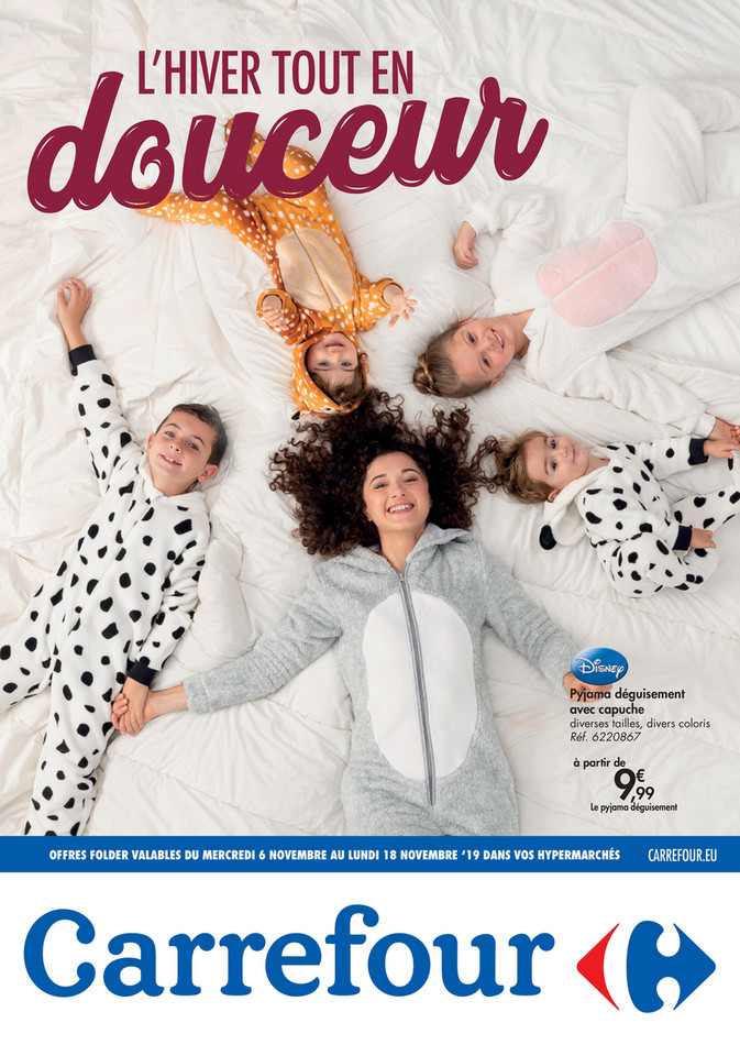 Folder Carrefour du 06/11/2019 au 18/11/2019 - Promotions de la semaine 45 textile