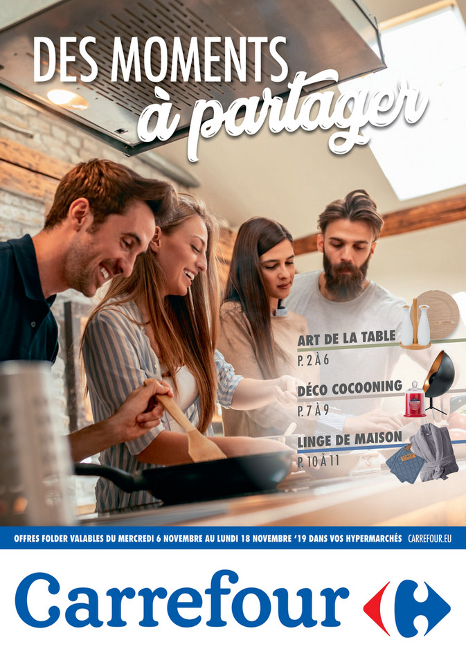 Folder Carrefour du 06/11/2019 au 18/11/2019 - Promotions de la semaine 45 bazar