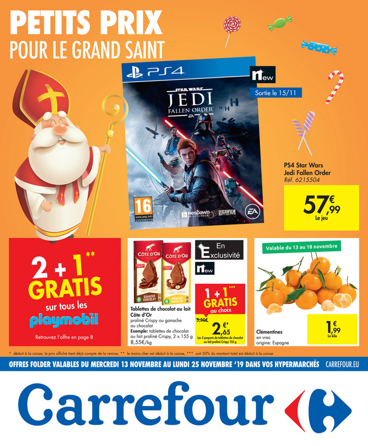 Folder Carrefour du 13/11/2019 au 25/11/2019 - Promotions de la semaine 46