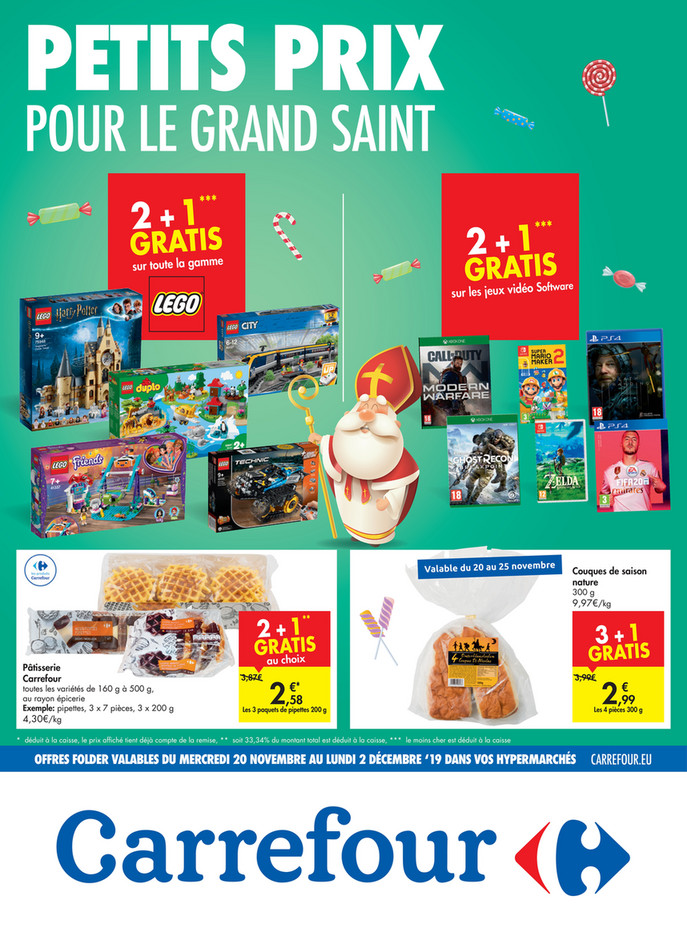 Folder Carrefour du 20/11/2019 au 02/12/2019 - Promotions de la semaine 47