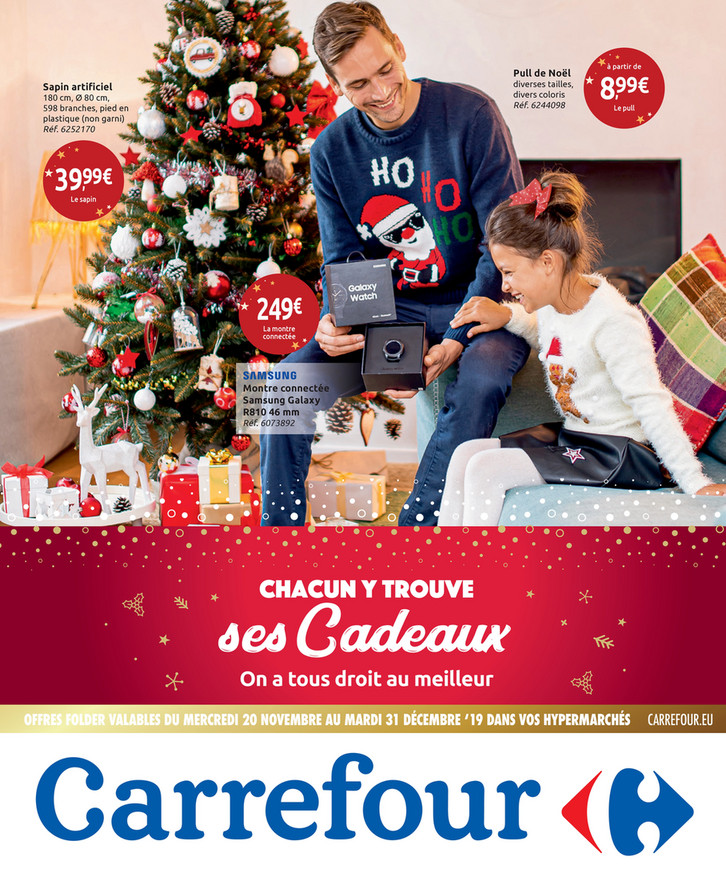 Folder Carrefour du 20/11/2019 au 31/12/2019 - Promotions de la semaine 47bis